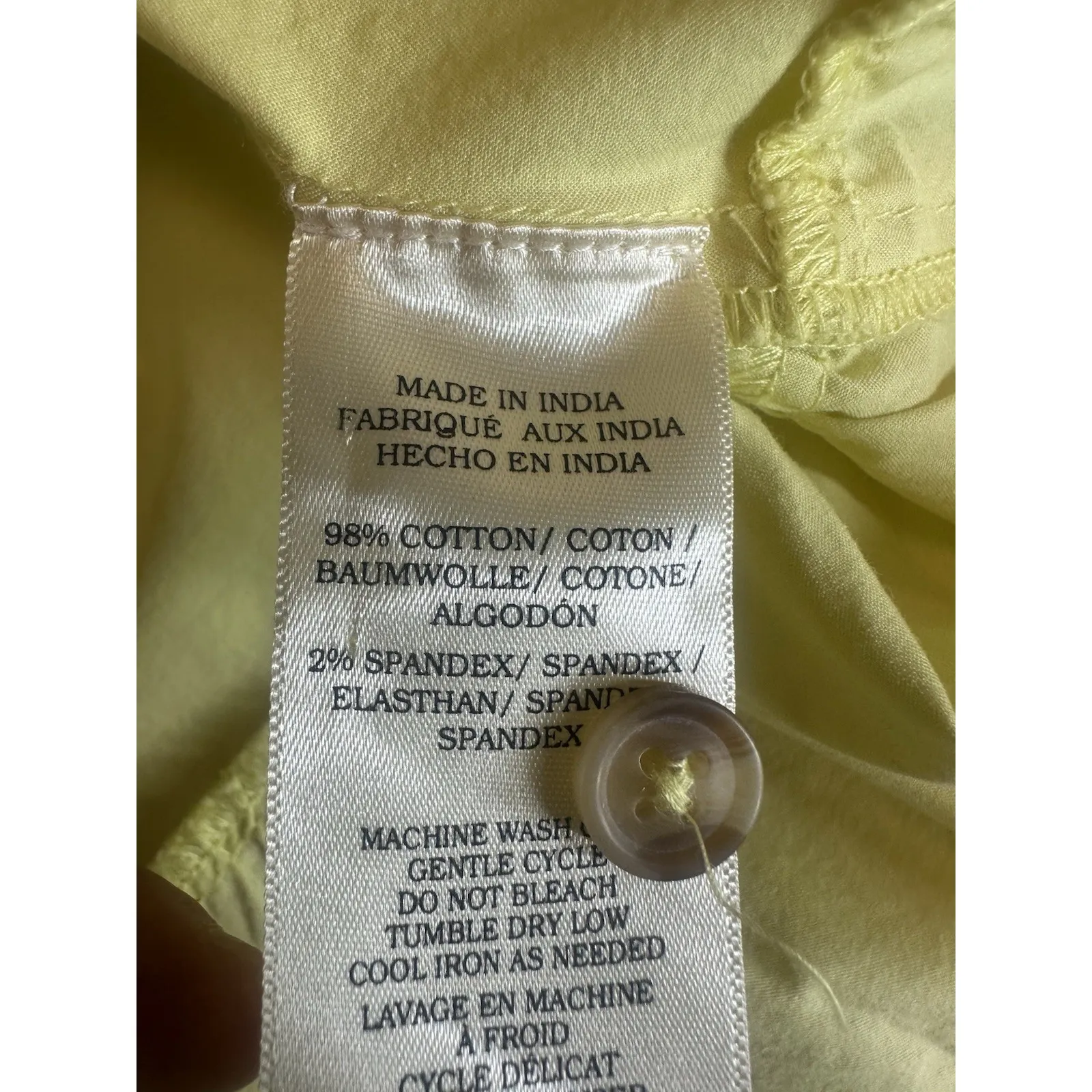 Porridge Yellow Tiered Button - Image 15