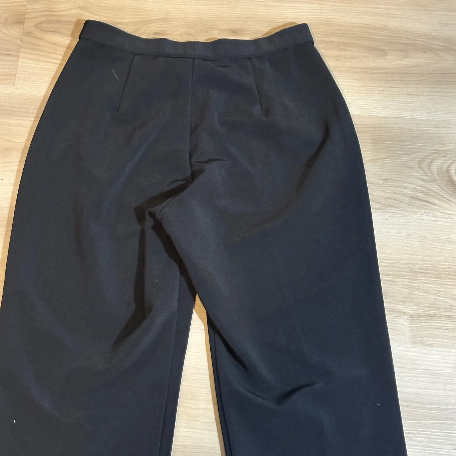 Chicos Design Black Dress Pants 1 Medium Career Business Casual Pull On - Image 7