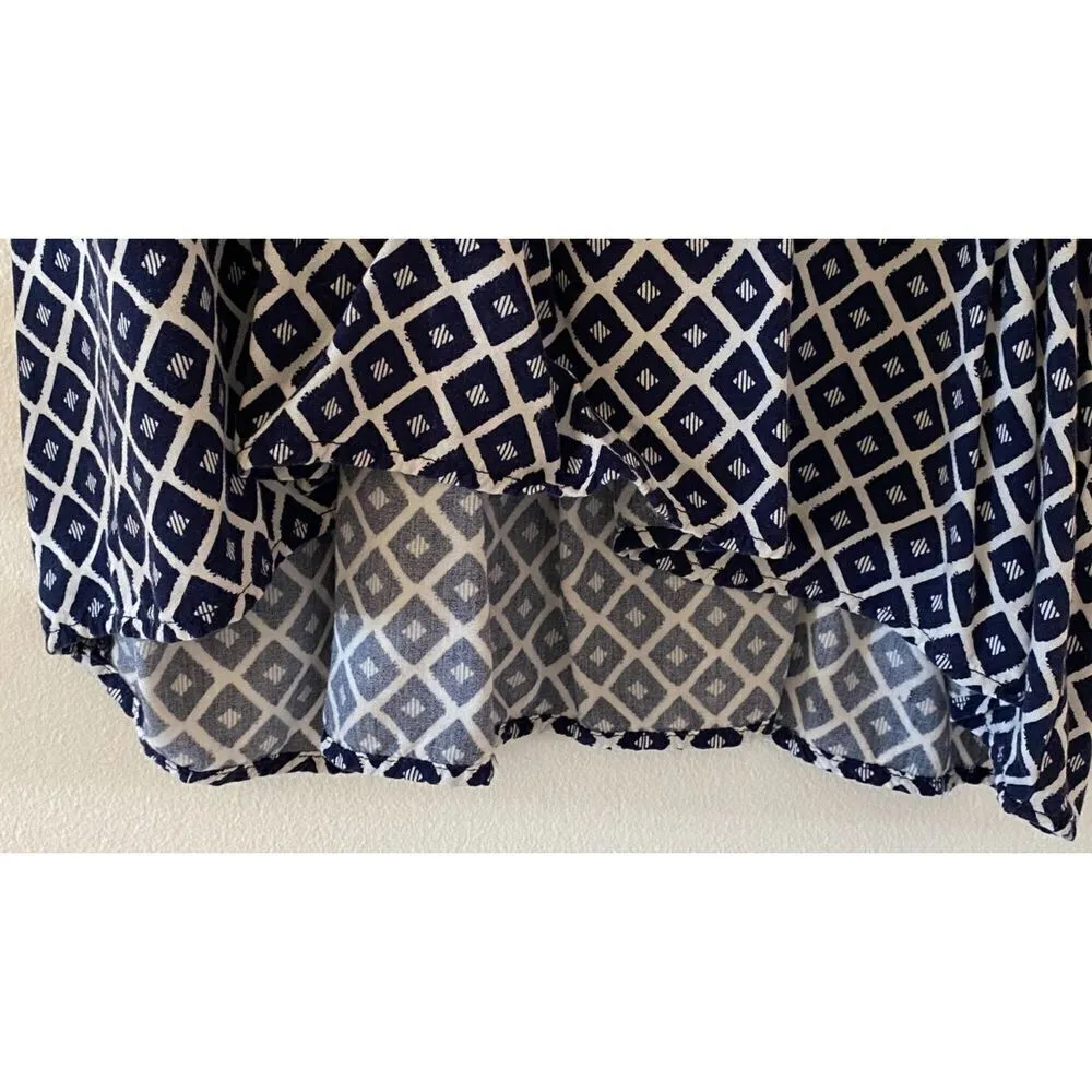 Jack by Navy White Racerback Scoop Neck Tank Top Women's Sz Small - Image 4