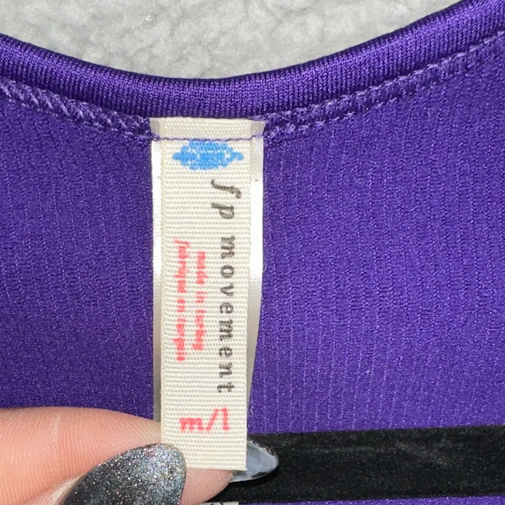 FP Movement by Free People Top Bail Out Womens M/L Layer Henley Crop Top NEW - Image 6