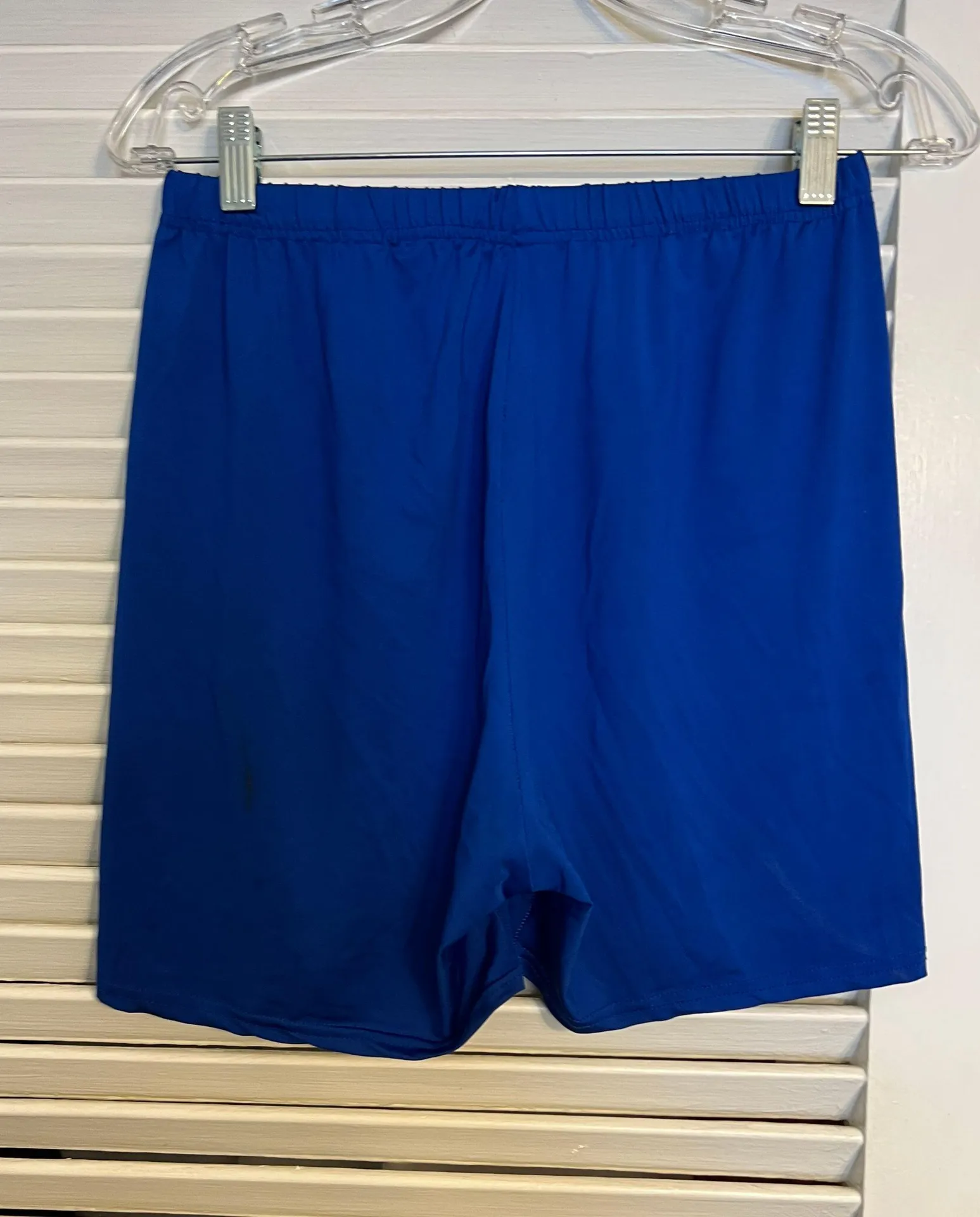 LG Royal Blue Thin Polyester Shorts Size XL - Image 2