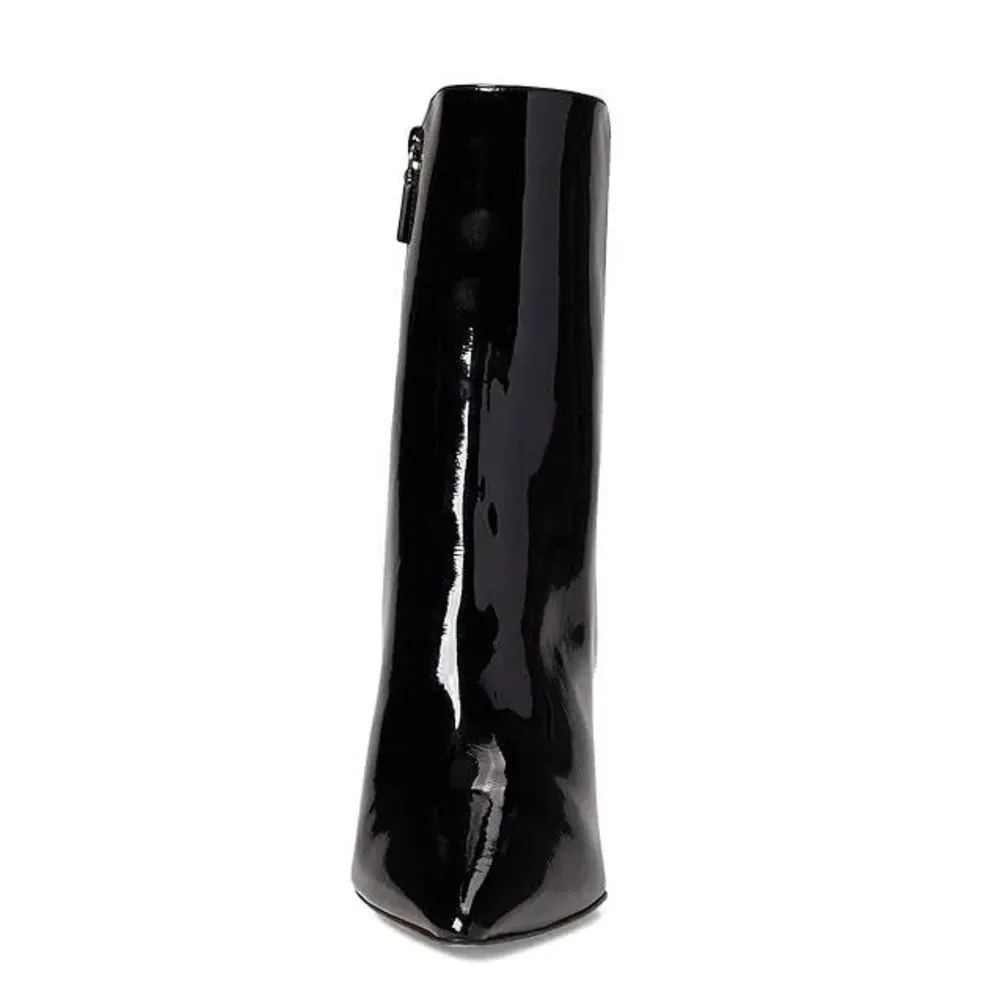 Stuart Weitzman Lucite 100 Wedge Heel Boots in Black, Size EU36.5 US6 New in Box - Image 6