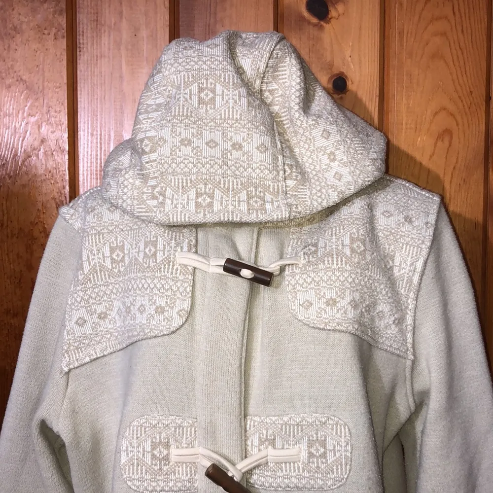 Patagonia The Better Sweater Icelandic Coat In Grey sz large sweater jacket - Image 4