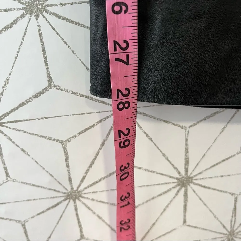 Cache Black Leather Front V-Waist Pant - Image 6