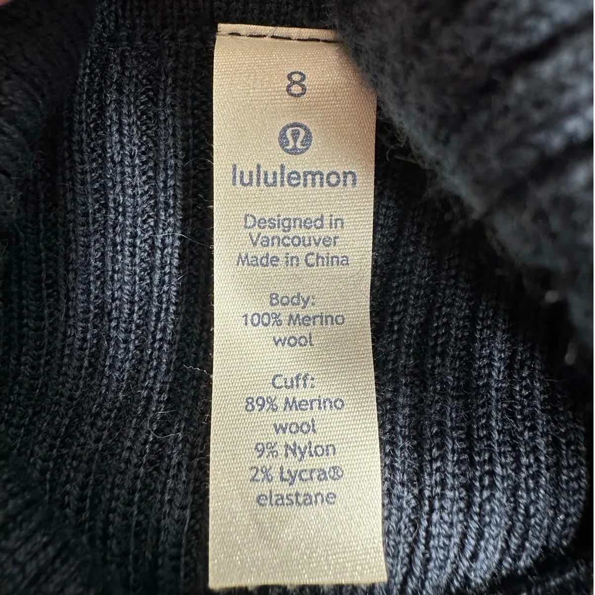 Lululemon: Navy Turtleneck Blue Size 8 - Image 6