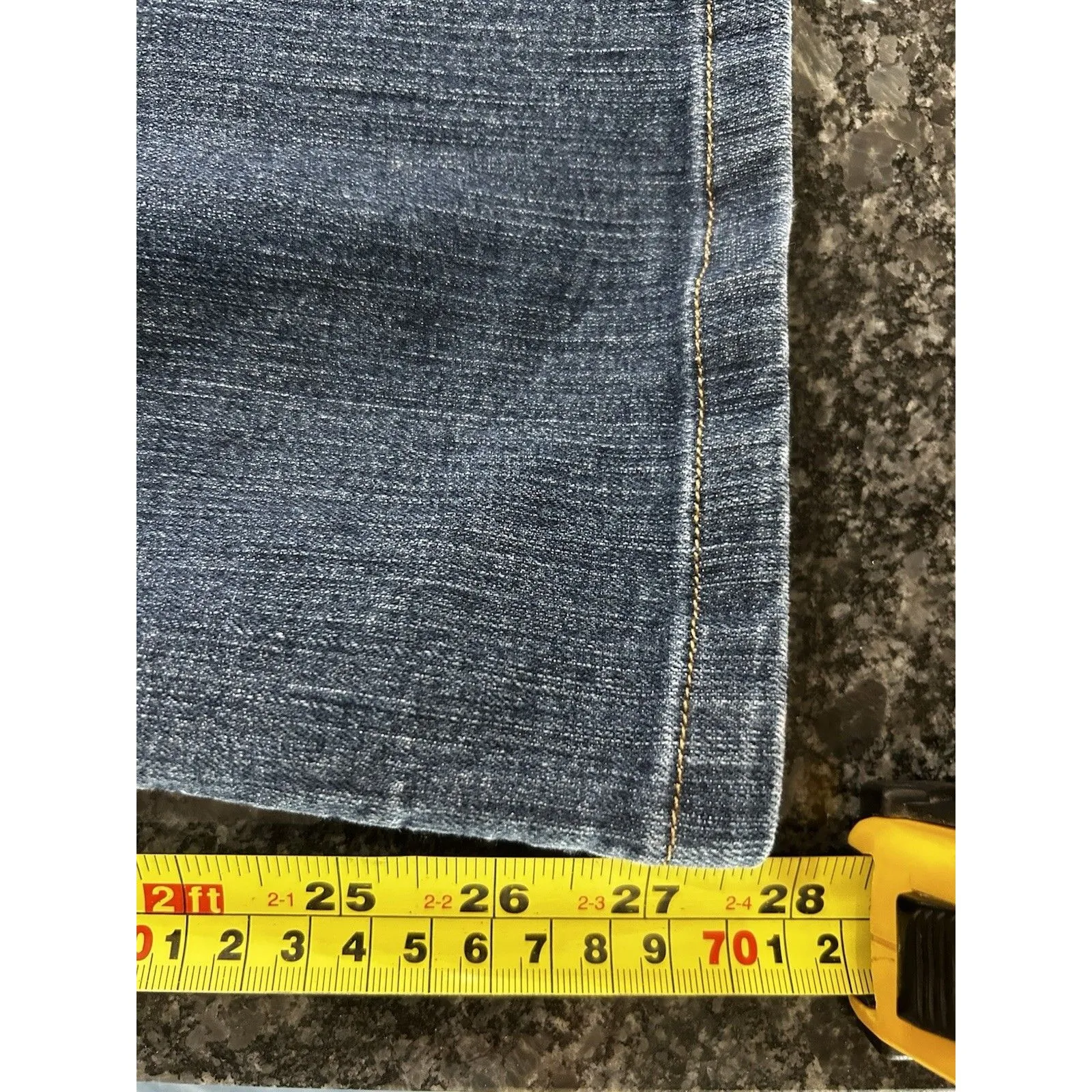 ARIAT REAL Jeans Women Sz 32R Boot Cut MidRise Stretch Cowgirl Western Work Jean - Image 5