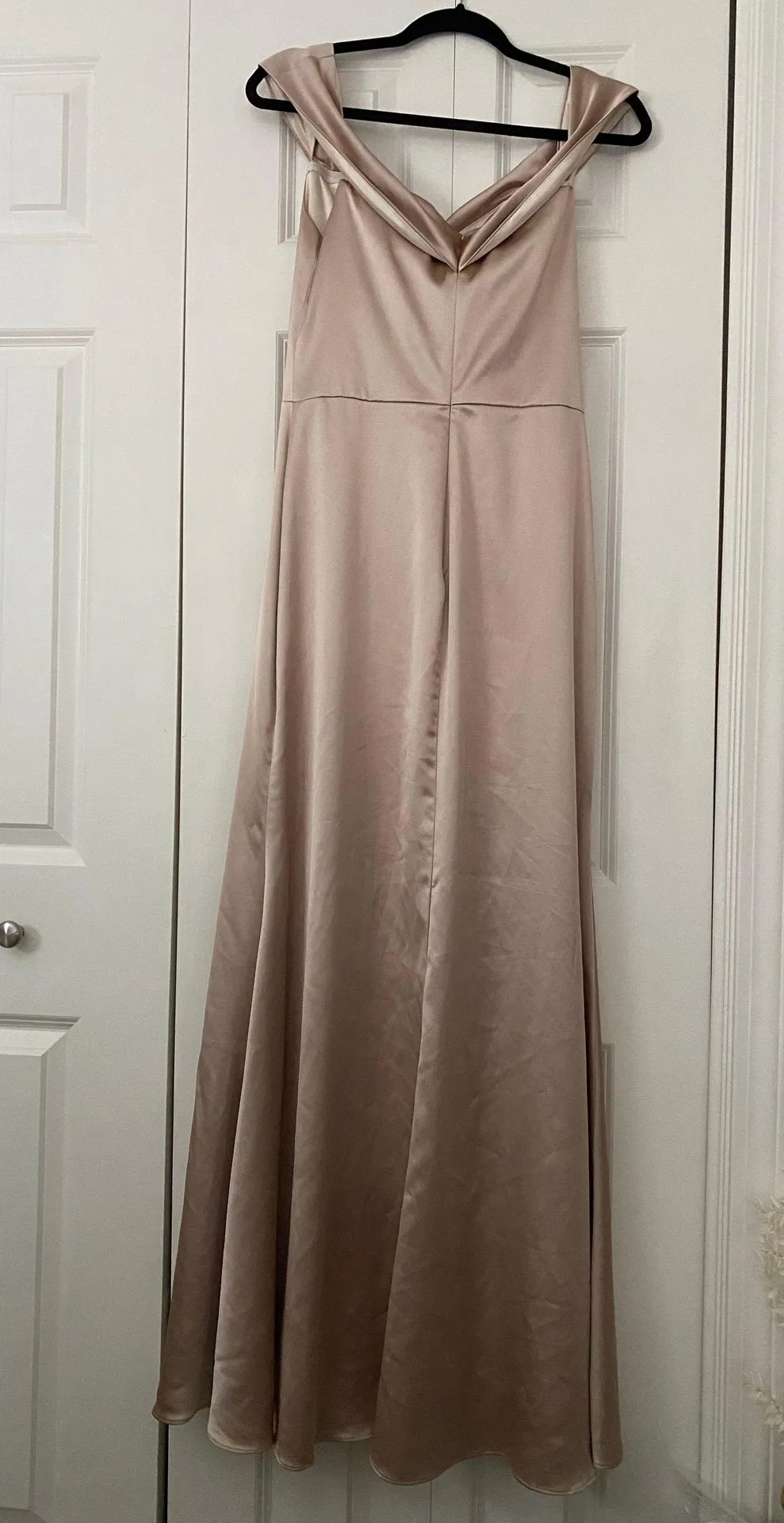 Bardot Revelry  Satin Bridesmaid Dress - Image 3
