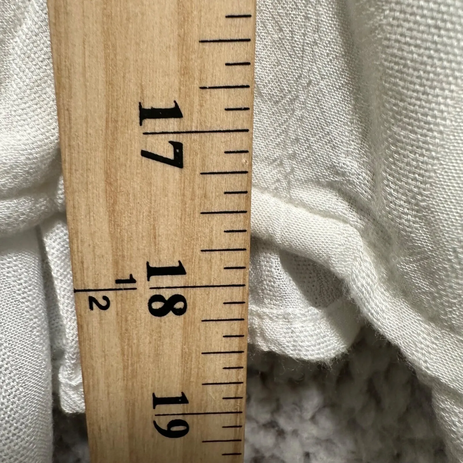 Volcom White Peplum‎ Blouse M Open Back Short Sleeve Viscose Boho Summer Top - Image 9