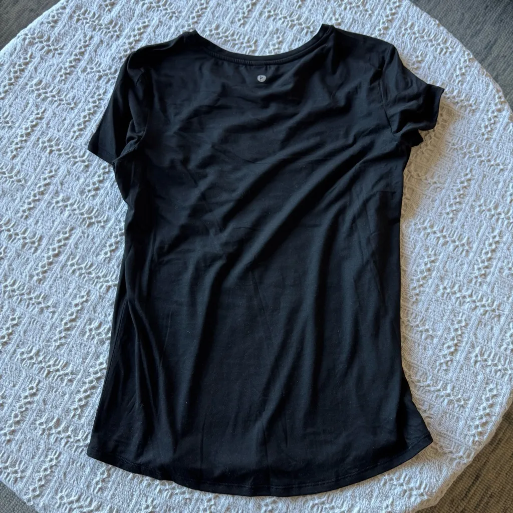 90 Degree By Reflex Classic Black Short Sleeve Tee - Image 3