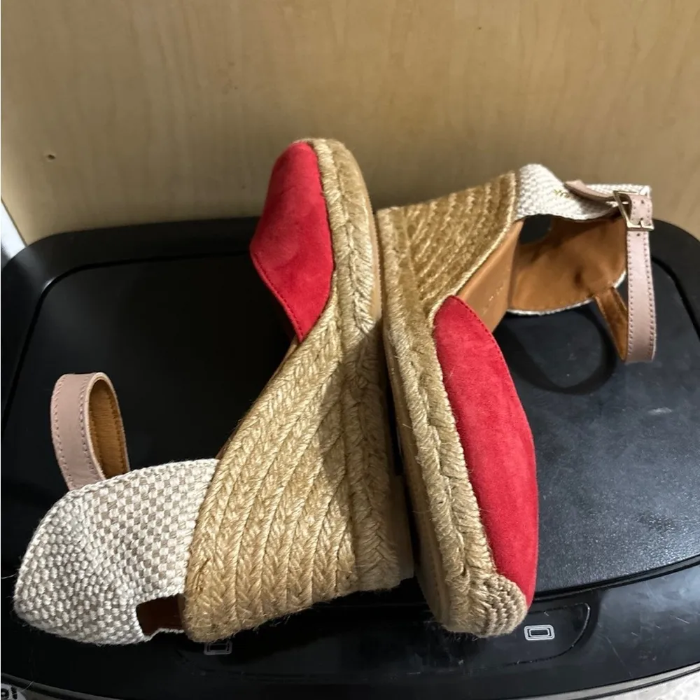 KURT GEIGER LONDON Women's Monty Espadrille Wedge Sandals 38 1/2 - Image 6