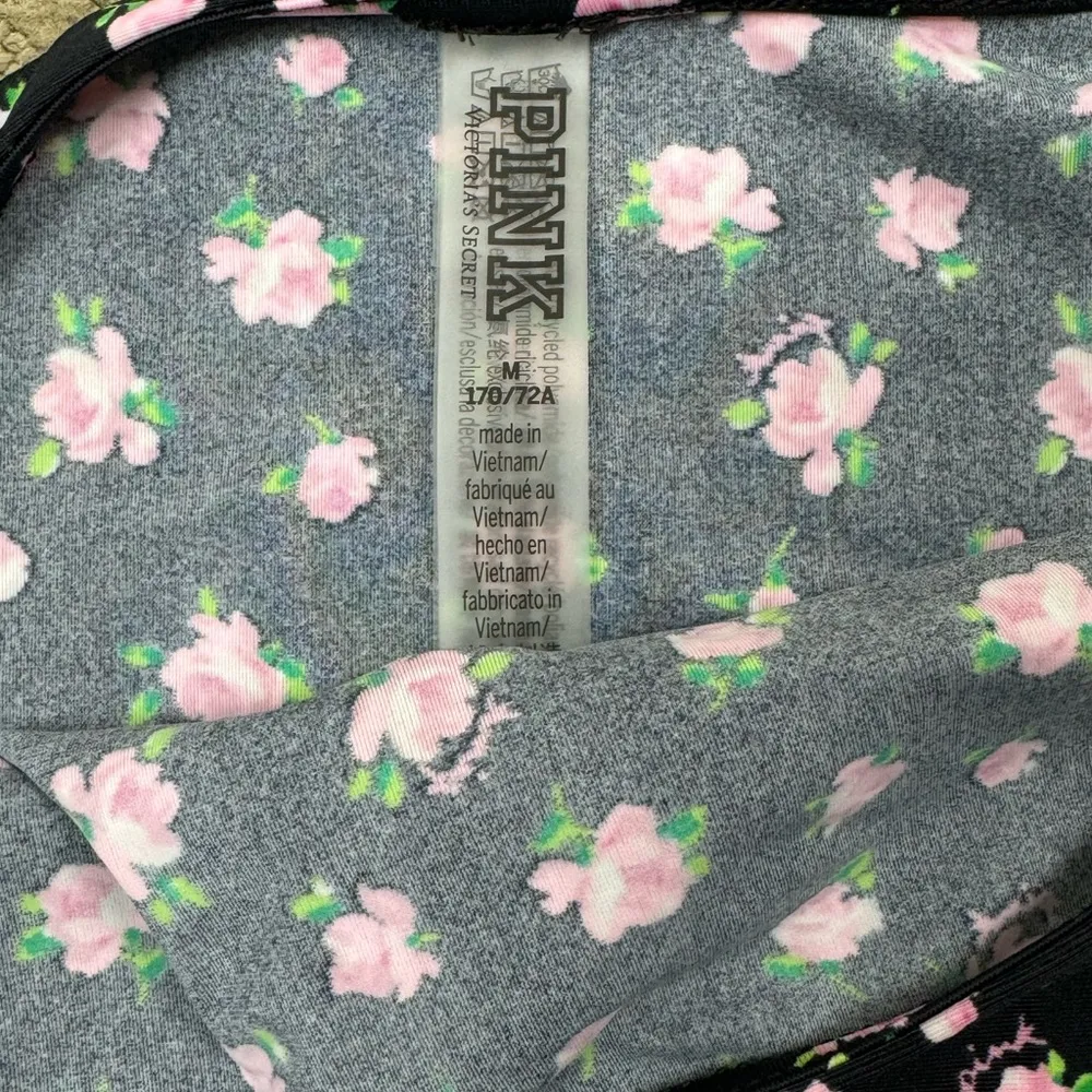 PiNK Victoria’s Secret Black Roses Swim Cover Up Skirt Medium - Image 7