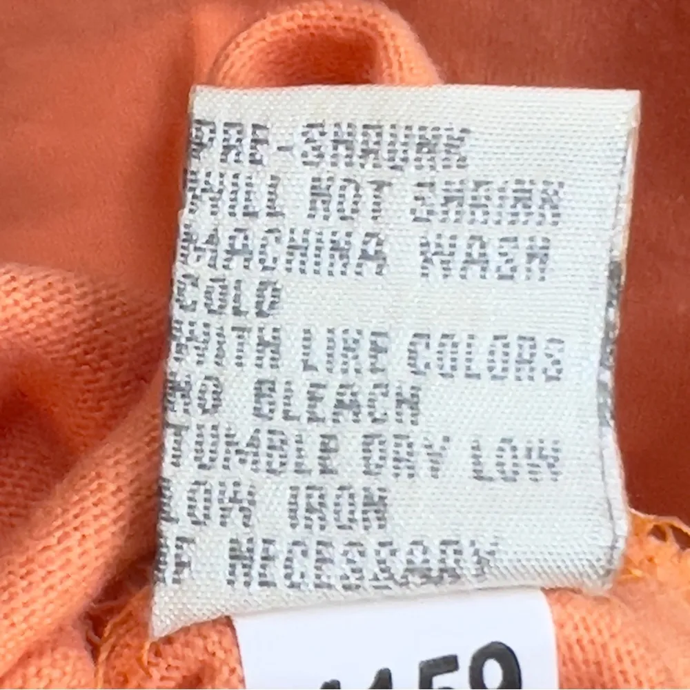 Cotton Connection Vintage Small Orange Crewneck Sleeveless Dress With Po… - Image 7