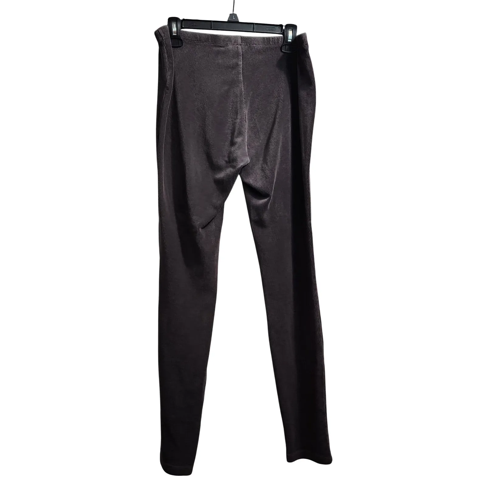 Velvet Leggings Stretch Casual Pants Comfy Soft Lounge‎ Wear Gray L Size L - Image 2