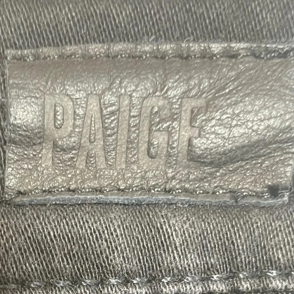 Paige‎ Womens Lacey Lace-Up Ultra Skinny Ankle Jeans Size 27 Black Sky Y2K - Image 7