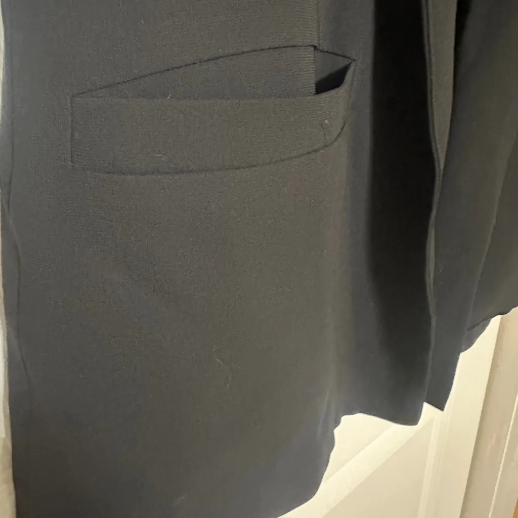 Aritzia WILFRED Solaina Open Front Black Blazer size Large - Image 8