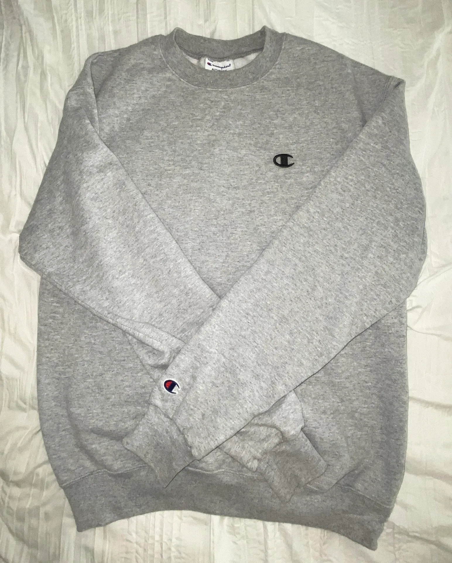 Champion Gray Crewneck - Image 2