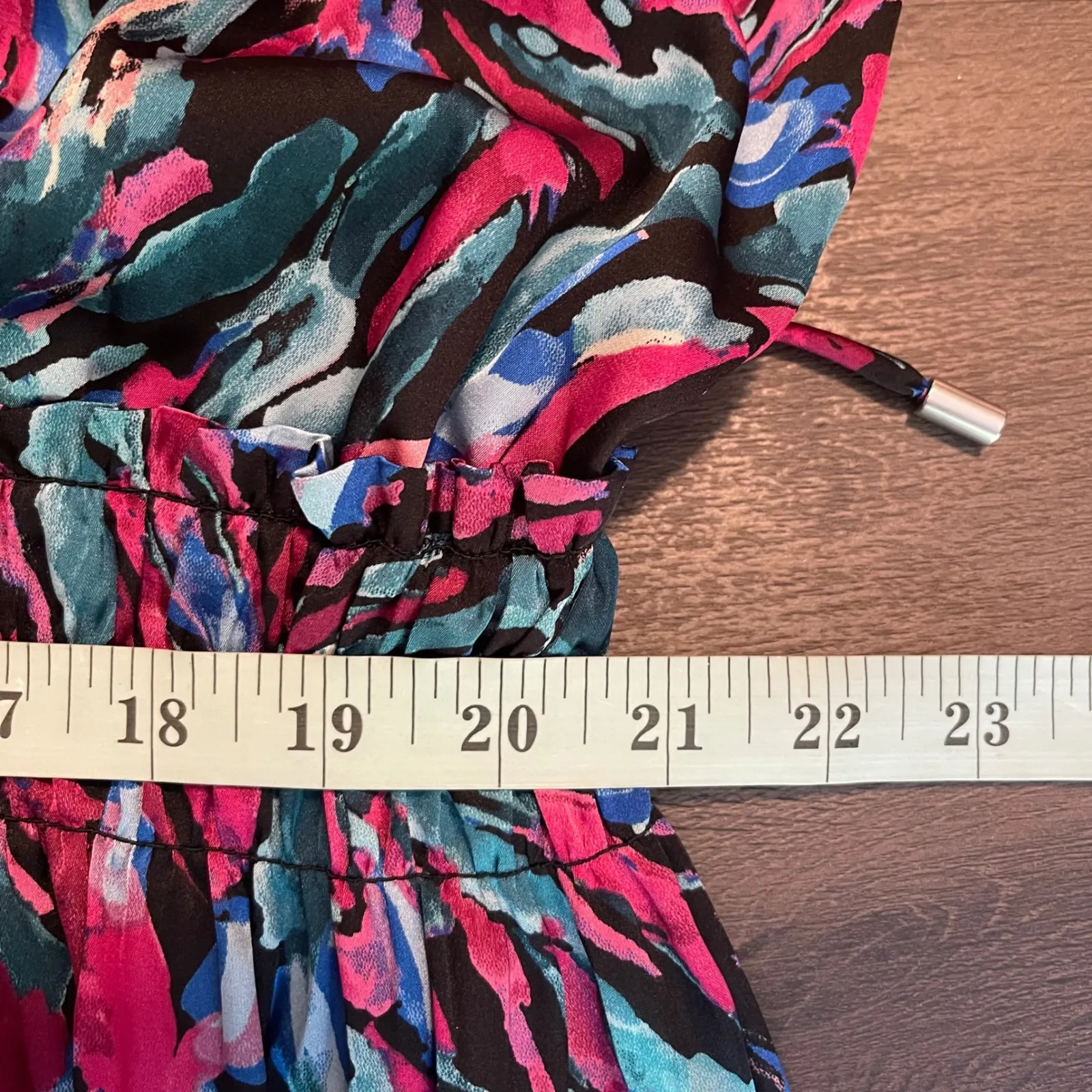 Nicole Miller New York Halter Maxi Dress Women's Large‎ Abstract Print - Image 10