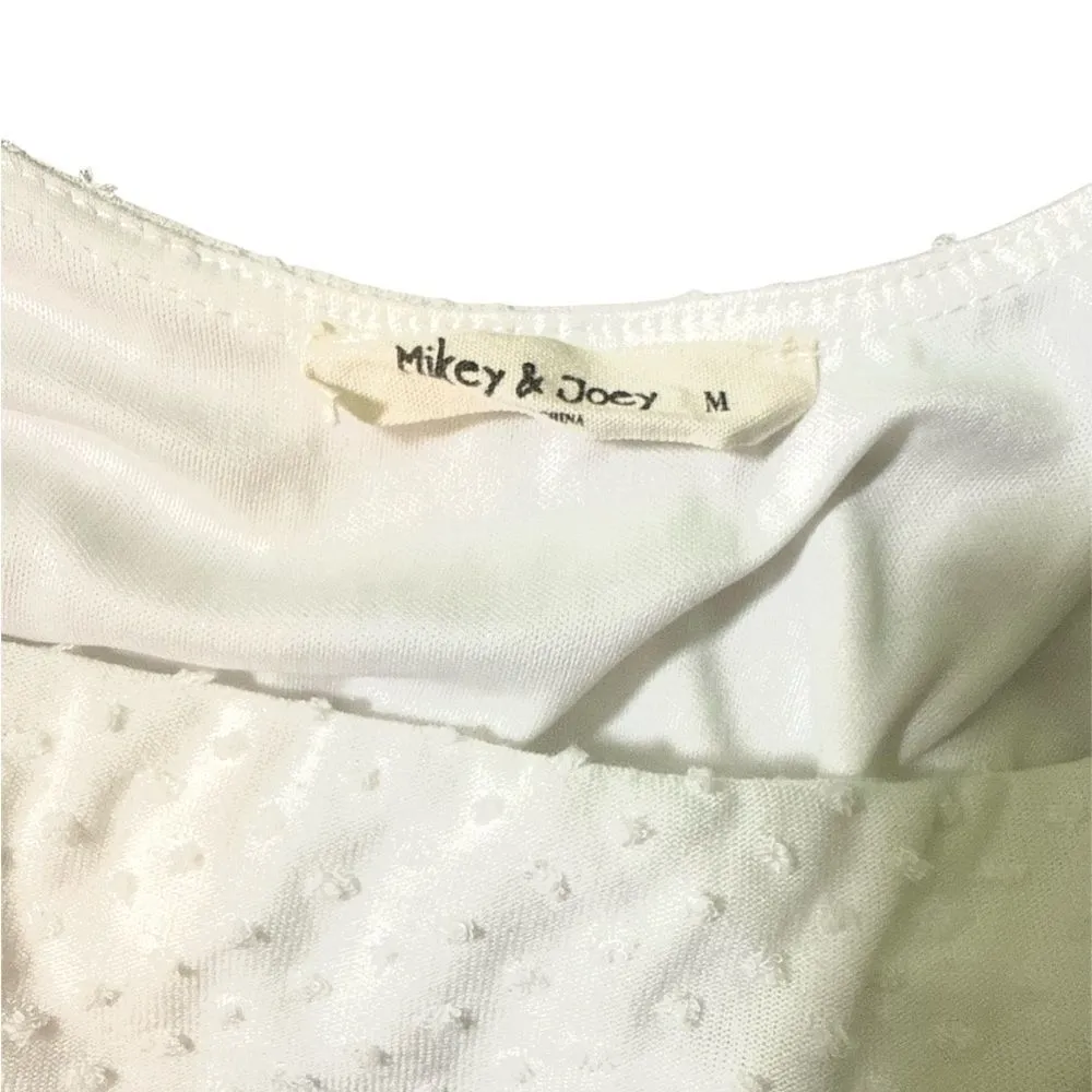 White Textured Dress - Image 4