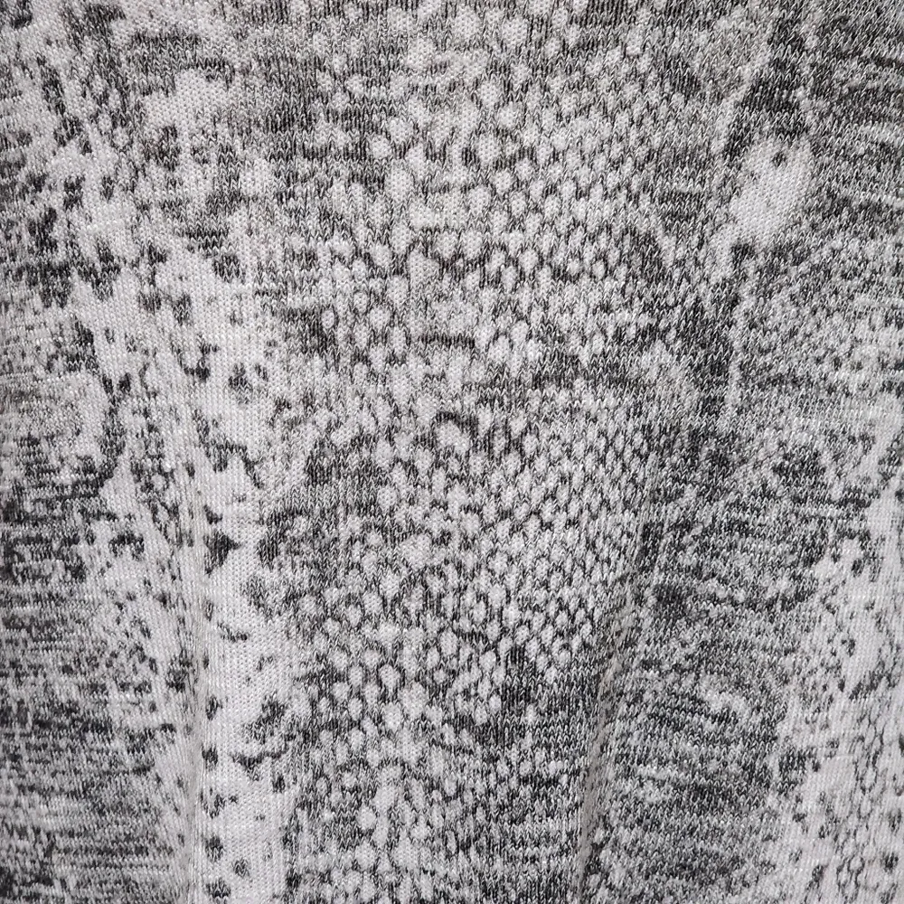 Buckle White Crow The Snakeskin V-Neck T-Shirt Gray Size Small - Image 3