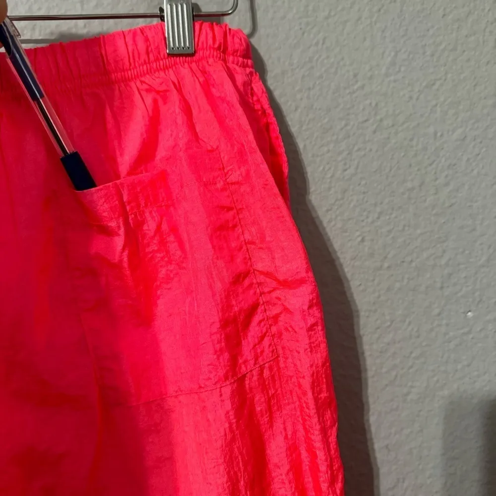 Sergio Tacchini Women Pink Vintage Athletic Drawstring Waist Track Pants Sz S - Image 11