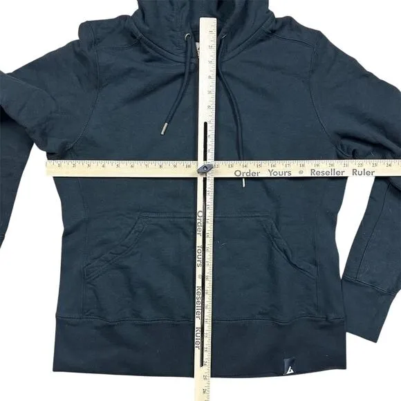 NWOT American Giant Women's Classic Full Zip Hoodie Black Size XL Casual Cozy - Image 6