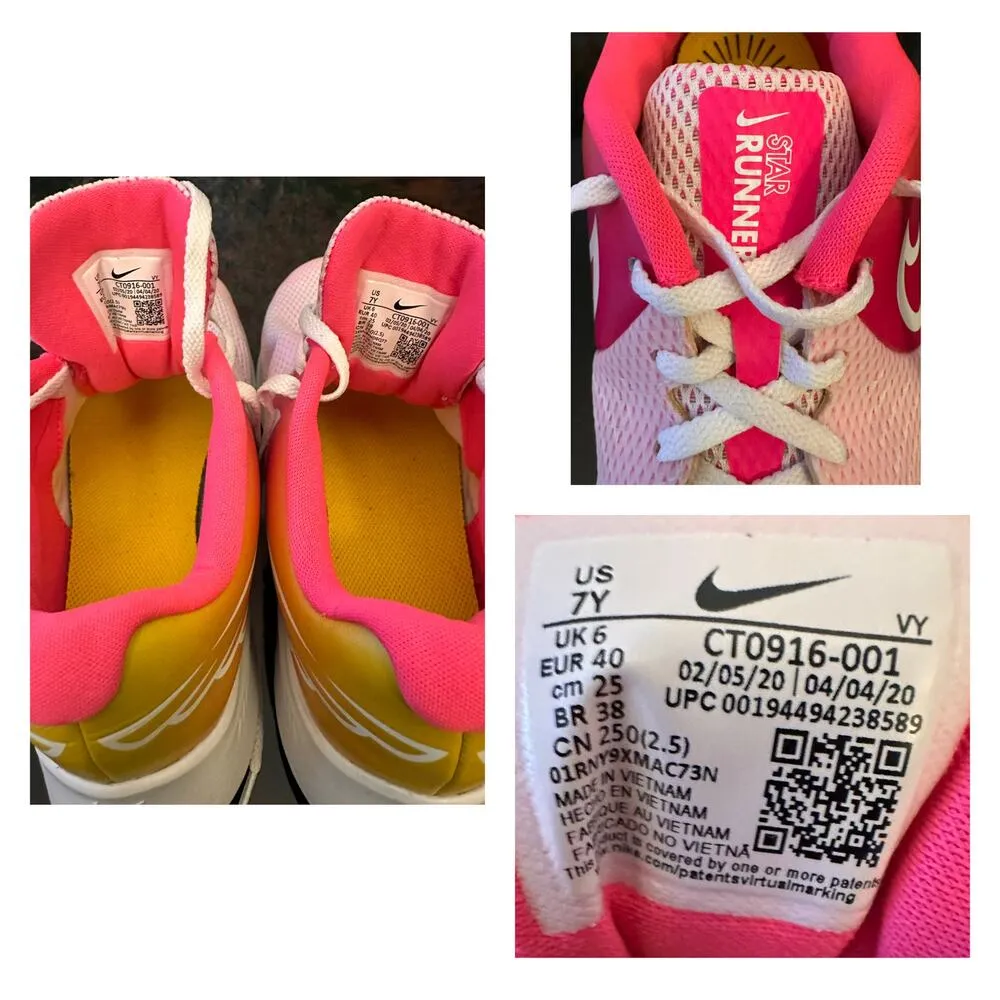 GUC Nike CT0916-001 Star Runner 2 Sneakers Sz 6Y or Women 8.5 - Image 7