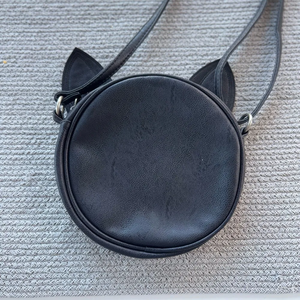 French Bulldog Purse Bag with Heart Ears No Brand Coquette Girl Black - Image 4