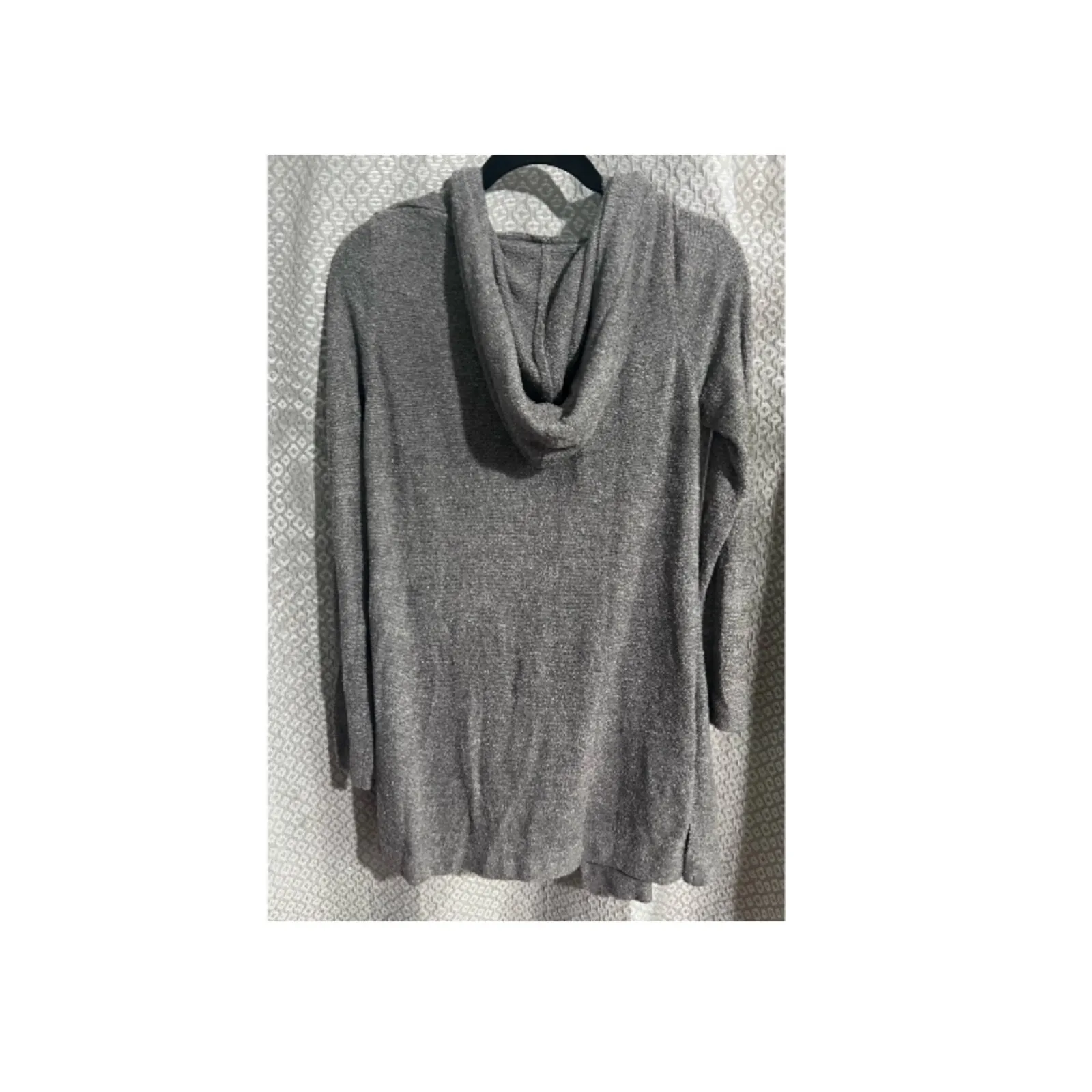 Barefoot Dreams CozyChic Lite Montecito Cardigan Size S Gray - Image 3