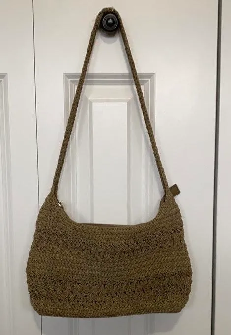 Amanda Smith Khaki Crochet Purse - Image 2