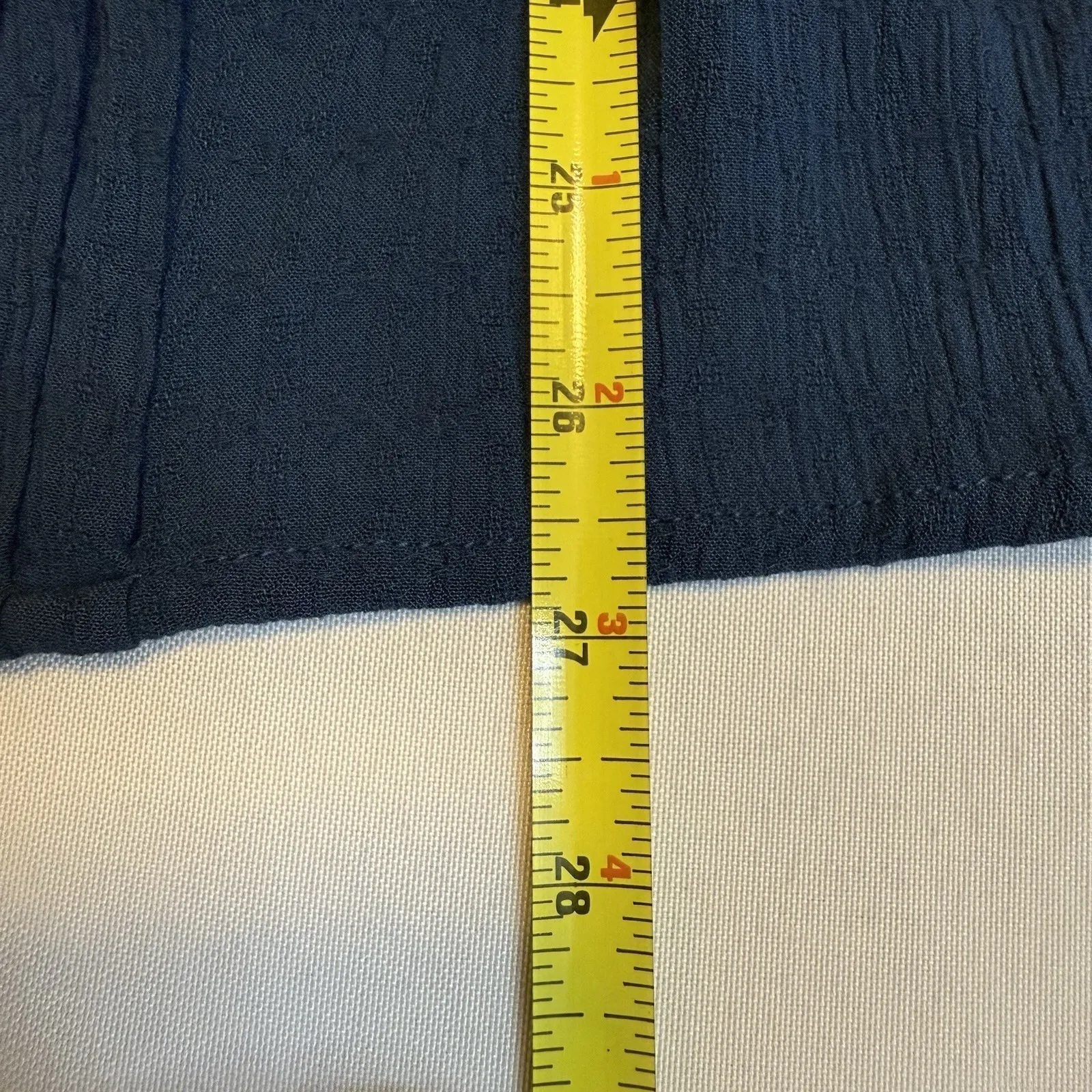 Maurice's Lace Trim Square NeckTank Top Blouse Plus Size 1X Blue Trendy Straps # - Image 8