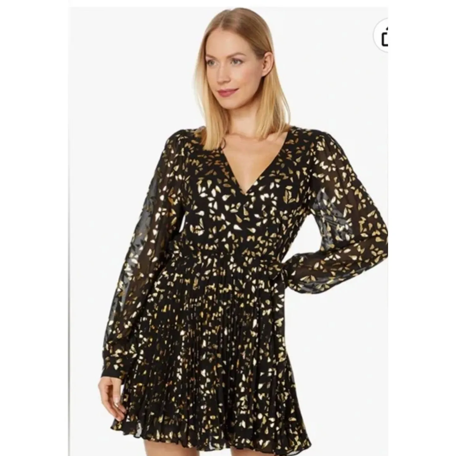 Lost +‎ Wander All Glitters Mini Dress Size small Black - Image 2