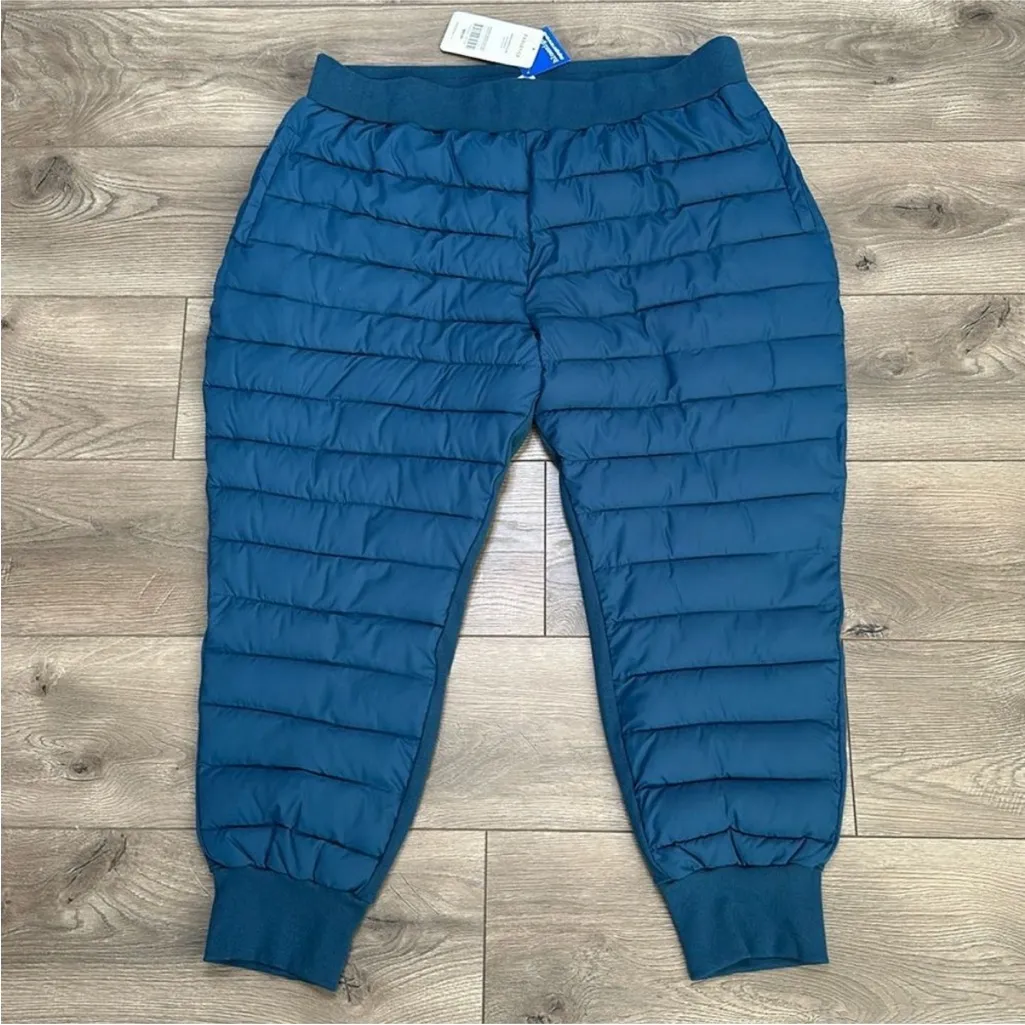 Fabletics Nova Puffer Jogger High Rise Blue Size 3X - Image 2