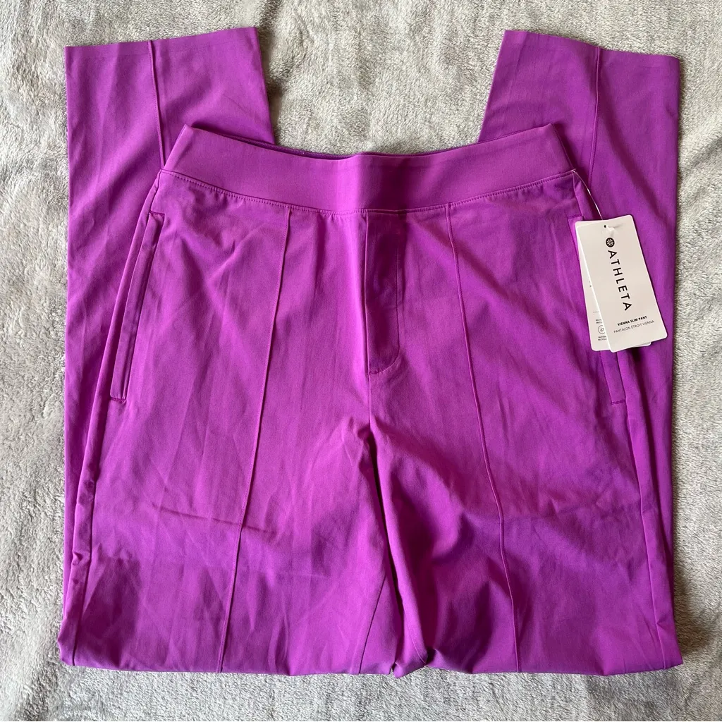 Athleta Magenta Vienna Slim Pant - Image 4