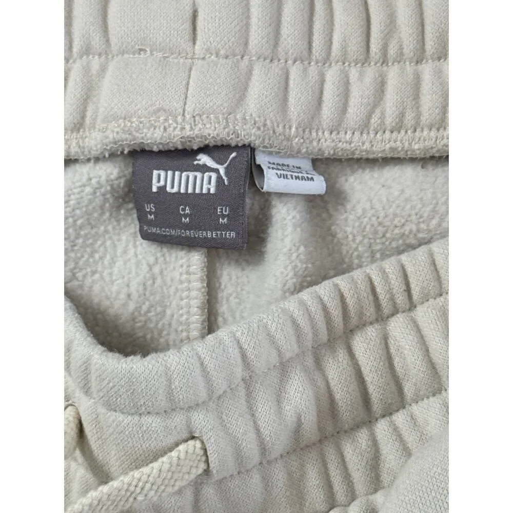 Puma Mens Beige Joggers M - Image 3