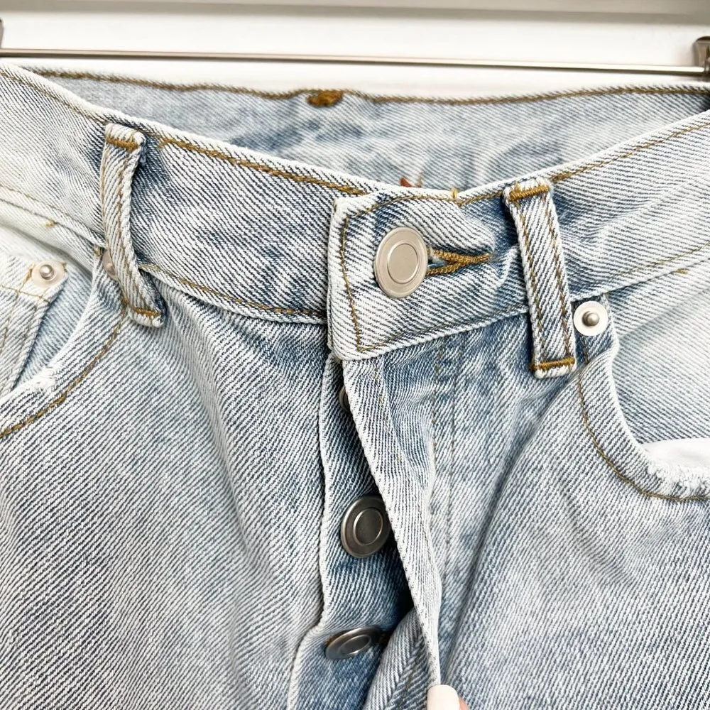 Beige Botany Straight Leg‎ Jeans Blue Size 29 - Image 4