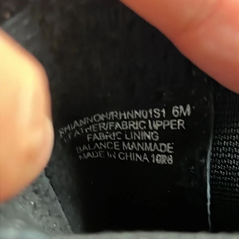 Steven Madden Black Leather Stacked Heel Ankle Boots Suede Booties Size 6B - Image 9