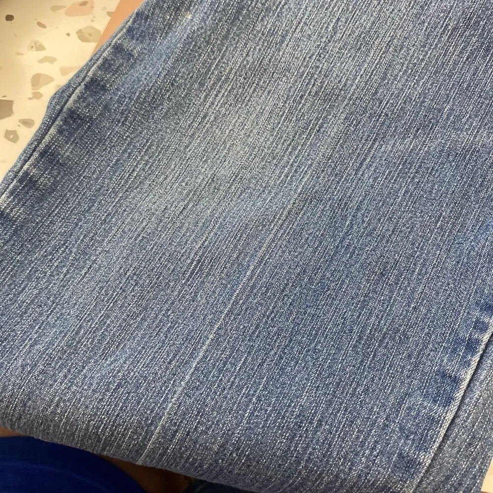 Blair Mom High Rise Tapered Casual Denim Pant Blue M - Image 3