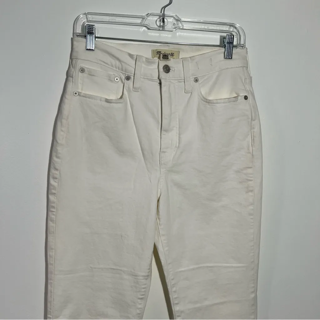 Madewell‎ The Perfect Vintage Jean In Tile White ND501 Size 27 - Image 3