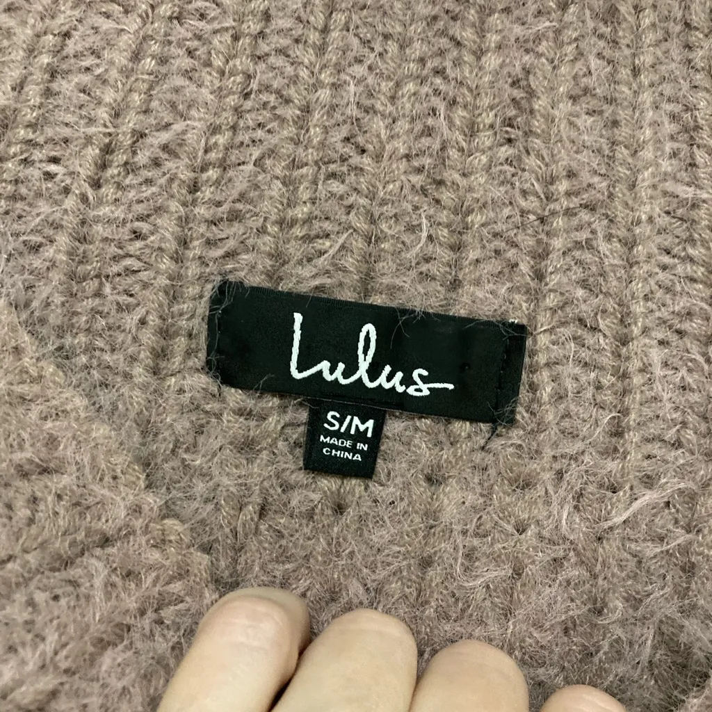 Lulu’s Feeling It Mauve Pink Soft Eyelash Off Shoulder Sweater Size undefined - Image 4