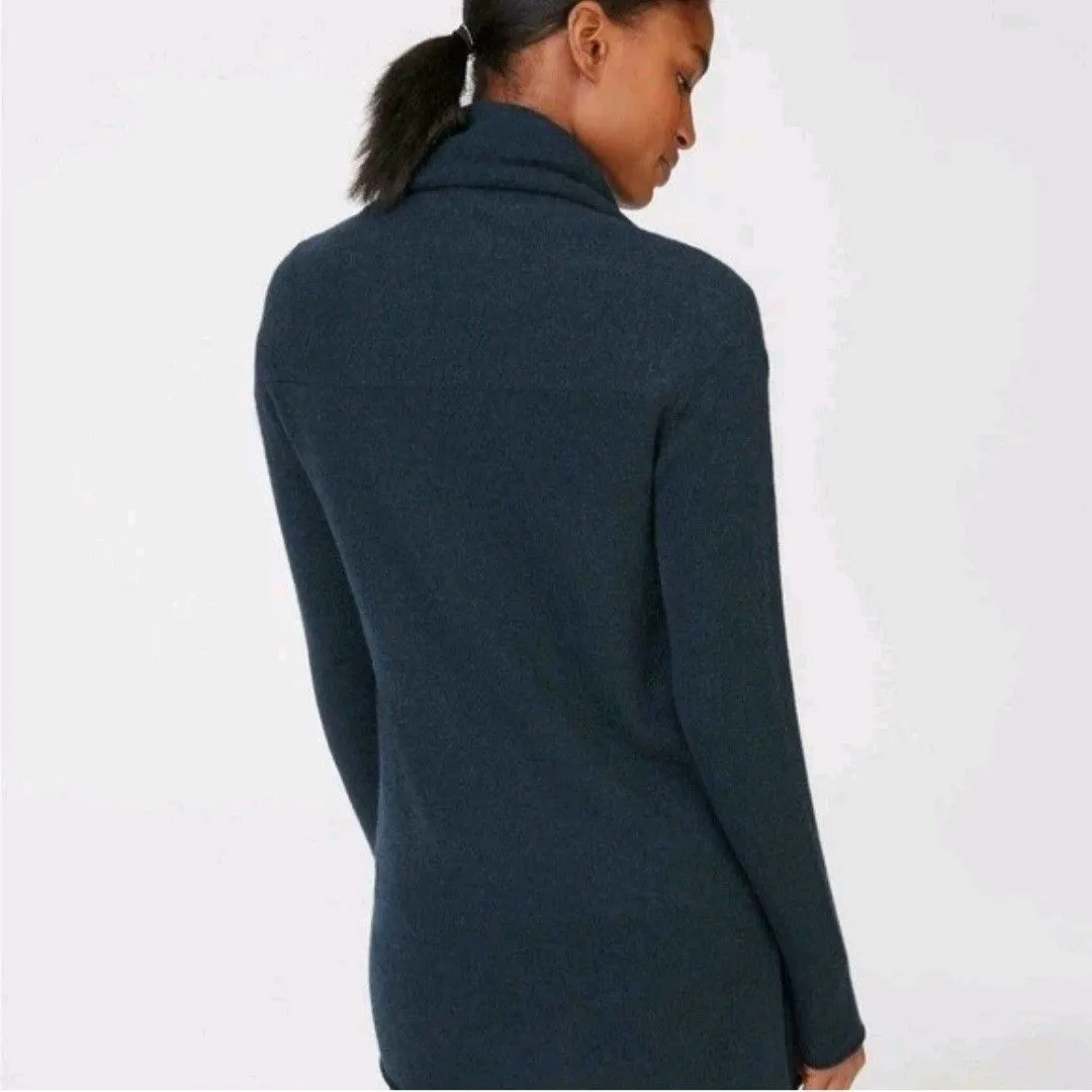 Club Monaco Cardigan Sweater Womens XS / S Black 100% Cashmere Open Waterfall - Image 4