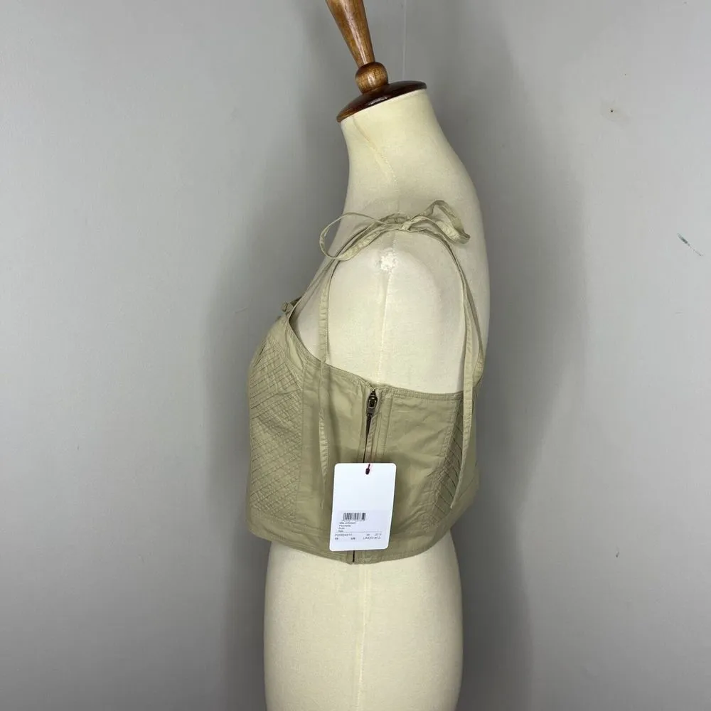 NWT Ulla Johnson‎ Quinn Top in Dune sz 10 - Image 3
