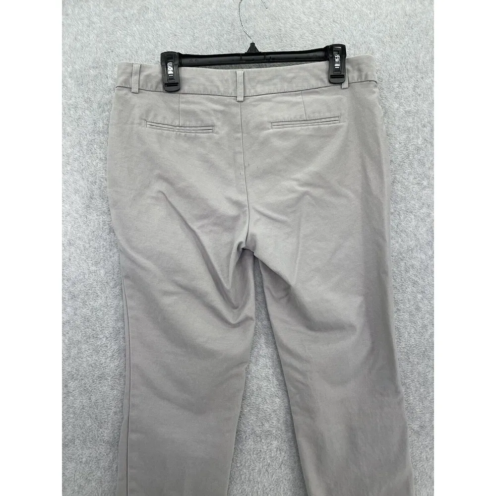 Katherine Barclay Montreal Women's Pants Chino Size 10 Cotton Blend Solid Gray - Image 5