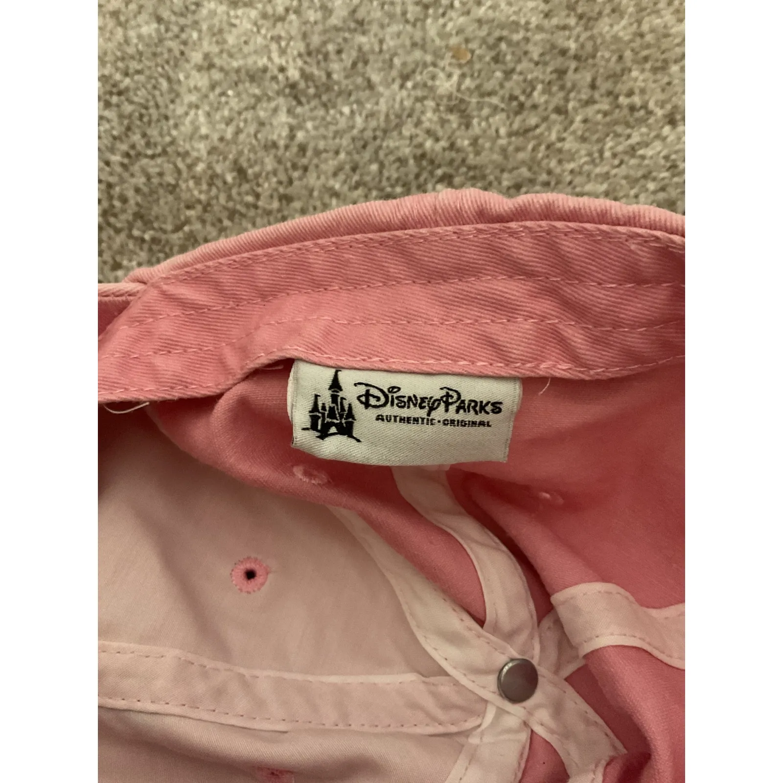 Women's Mickey Mouse Disney Parks Pink Adjustable Strapback Baseball Cap Hat - Image 5