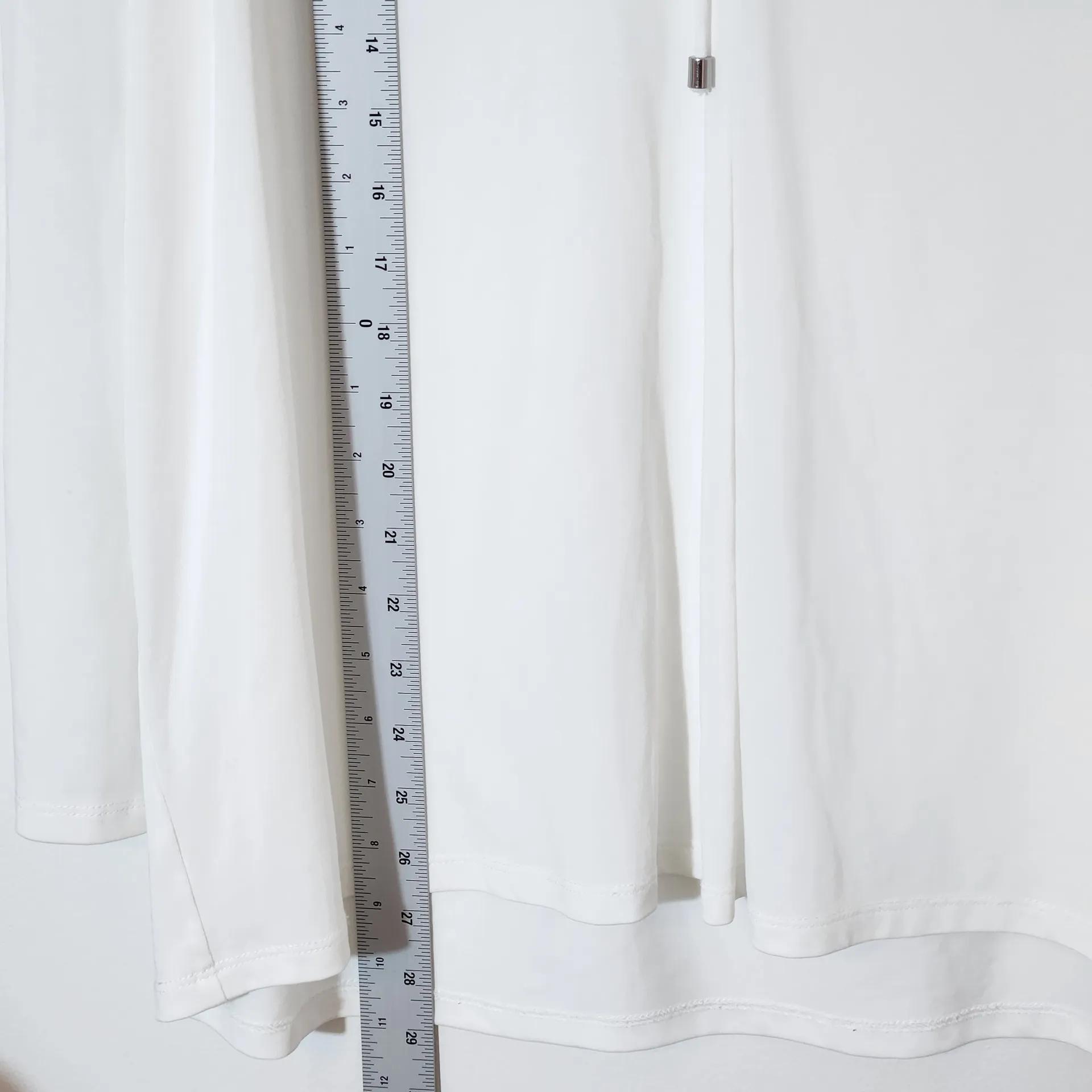 Catherine Malandrino White Peasant Top Size Large - Image 7