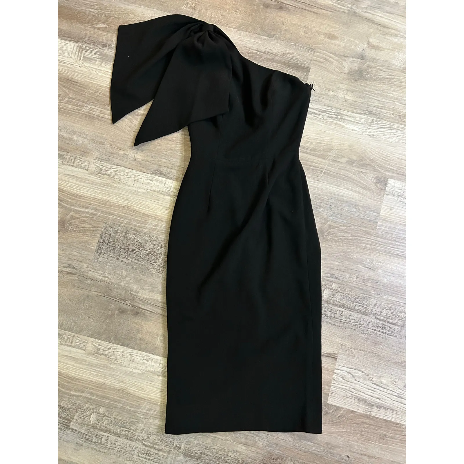 Dress the Population Tiffany One-Shoulder Midi Dress in Black Size XS NWOT - Image 4