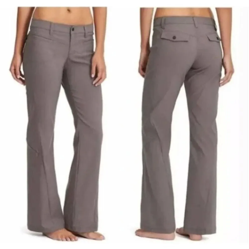 Athleta Womens Dipper Bootcut Nylon Outdoor Hiking Pants Size 6P Gray - Image 2