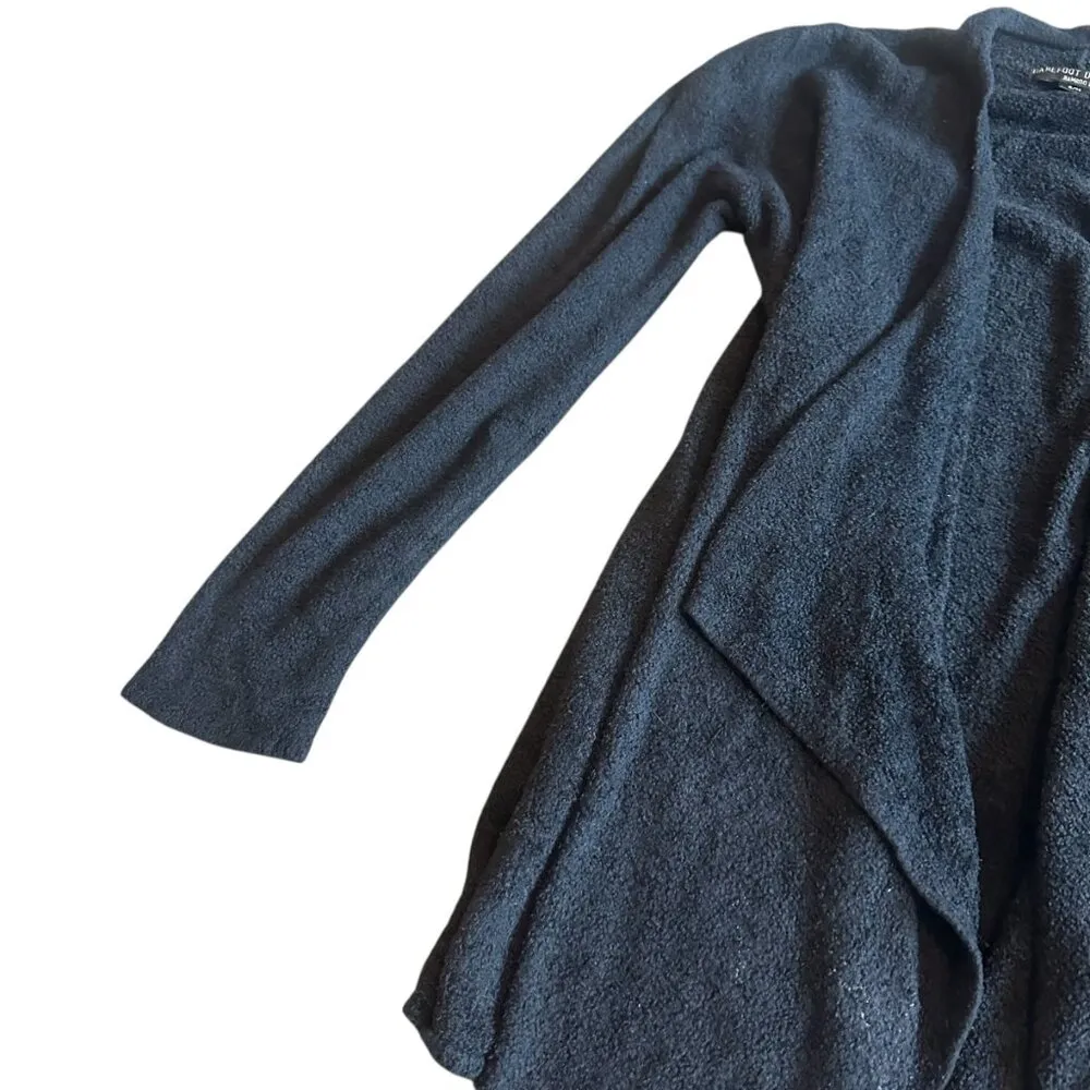 Barefoot Dreams Bamboo Chic Lite Knit Open-Front Sweater Stretch Small Medium - Image 4