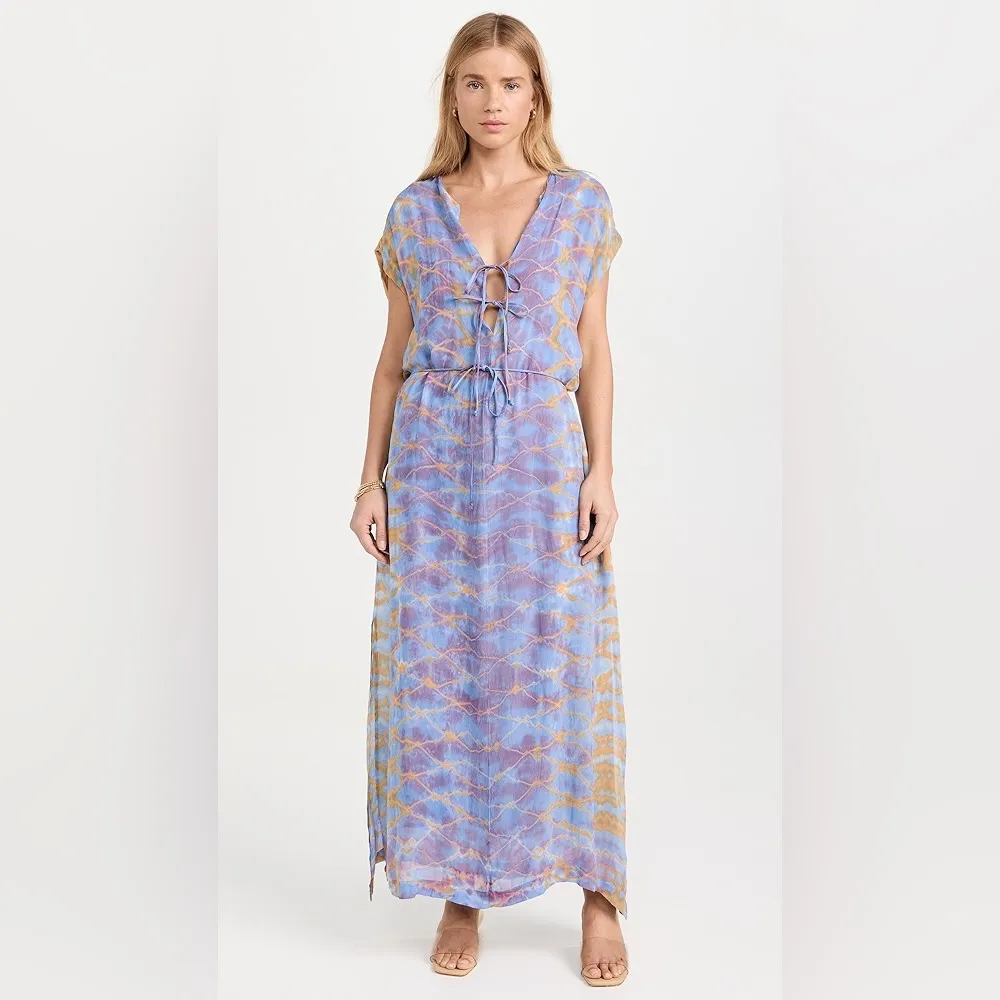 NWT- Young fabulous and broke shilo dress kumquat boa wash - Image 6