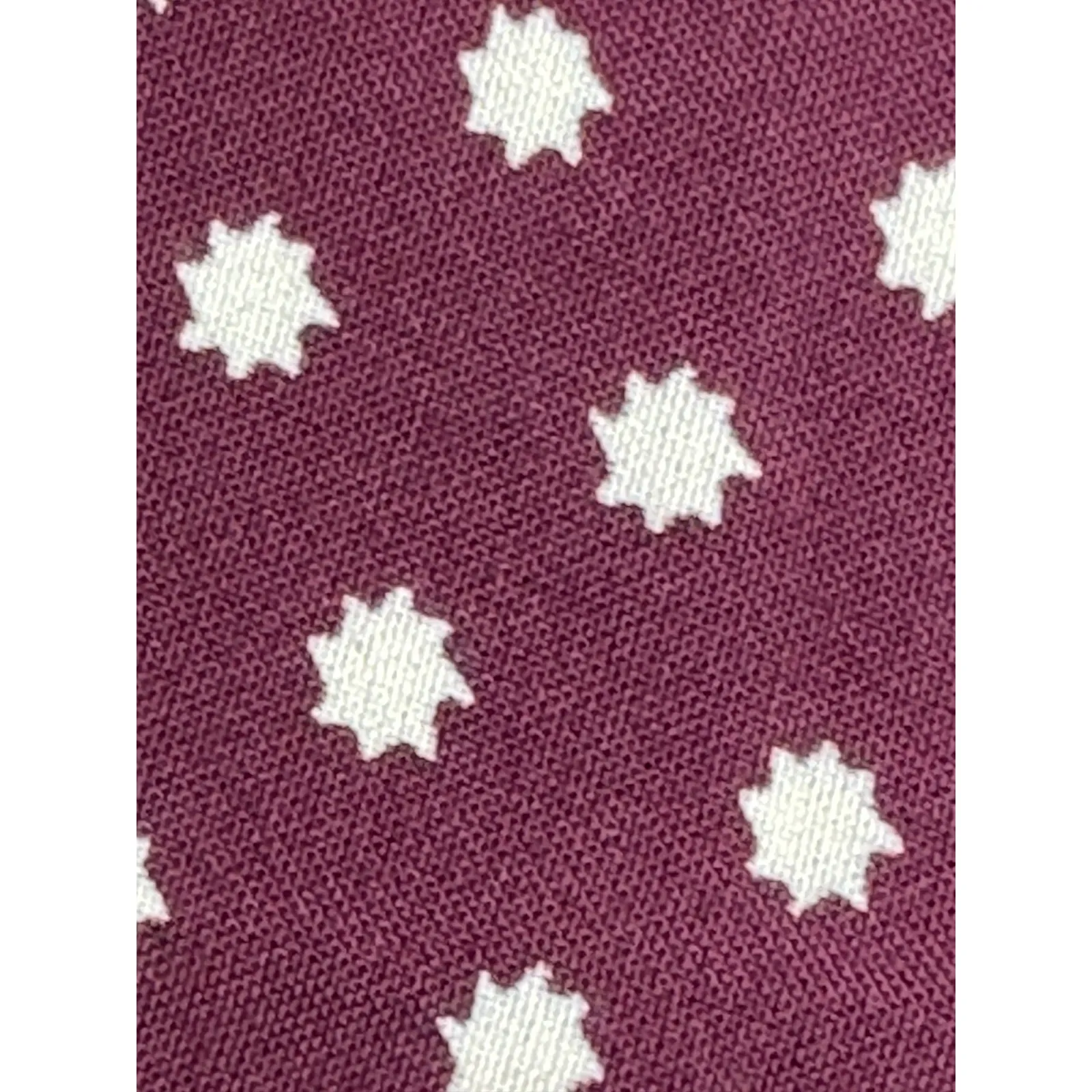 Cosmic Love Burgundy White Polka Dot Roll Tab Sleeve Button Up Shirt Women's XXL Size 2X - Image 9