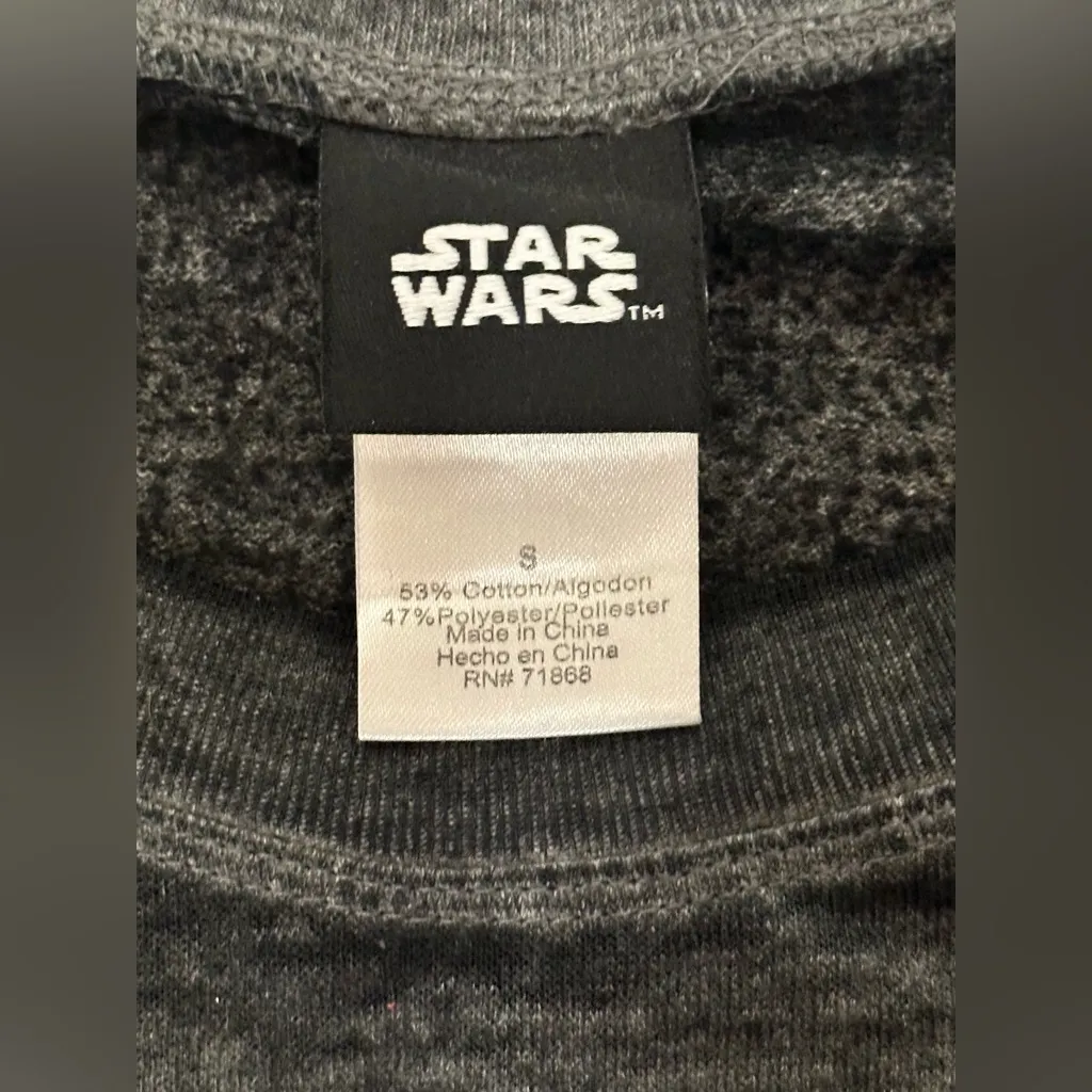 Star Wars Darth Vader Fan‎ Crew Neck  Faded Sweater Lightweight Casual Women's - Image 6